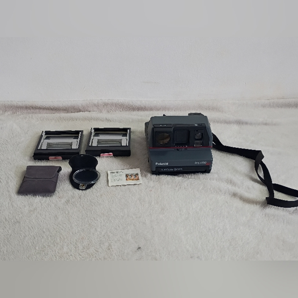 Vintage Polaroid Impulse Camera - Grey Instant Film Camera